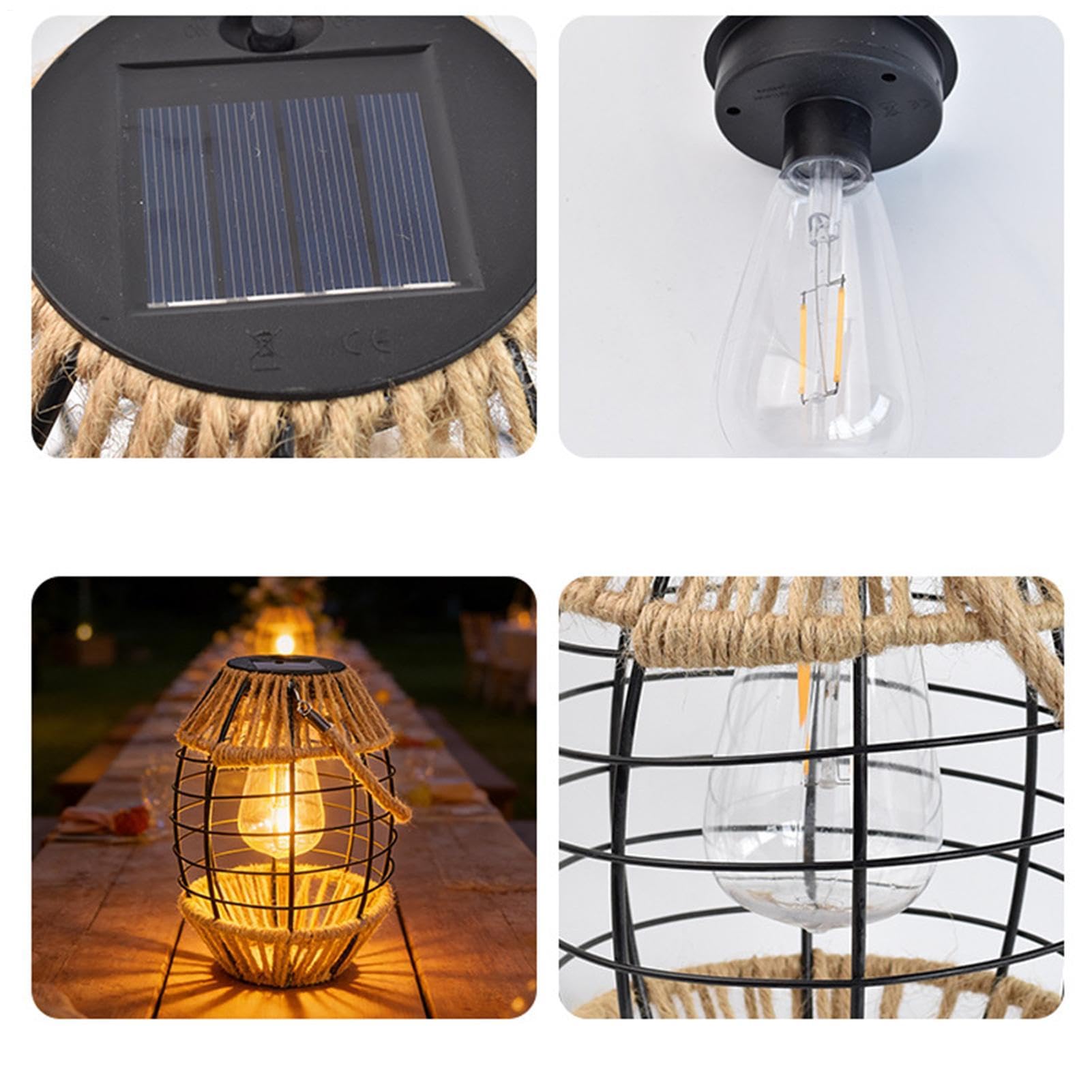 Latarnie Słoneczne Do Użytku Zewnętrznego Wisząca wodoodporna lampa w | Lampa zewnętrzna do ogrodu patio werandy podjazdu ścieżki kempingu