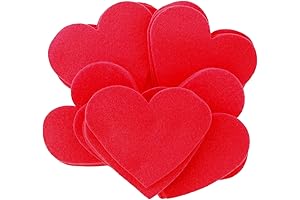 Playfully Ever After Red Felt Hearts