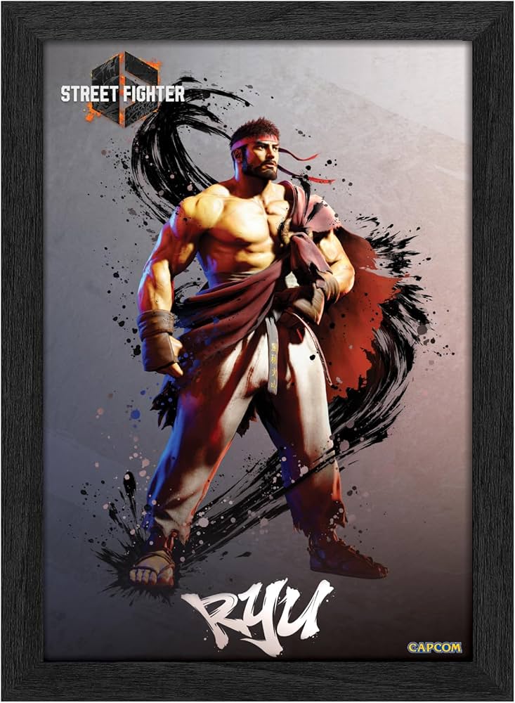 Amazon.com: Level Up Labs Pixel Frames PLAX: Street Fighter 6: Ryu