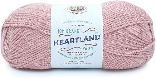 Lion Brand Yarn, Hilo de Peso Estambre Heartland para Tejer, Ganchillo y Manualidades, Capitol Reef, 1 Paquete