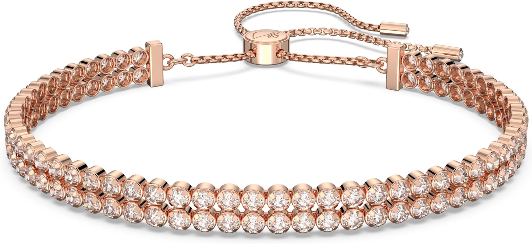 Swarovski Matrix Tennis Soft Bracelet, Round Cut Clear Crystals, Part of the Matrix Tennis Collection