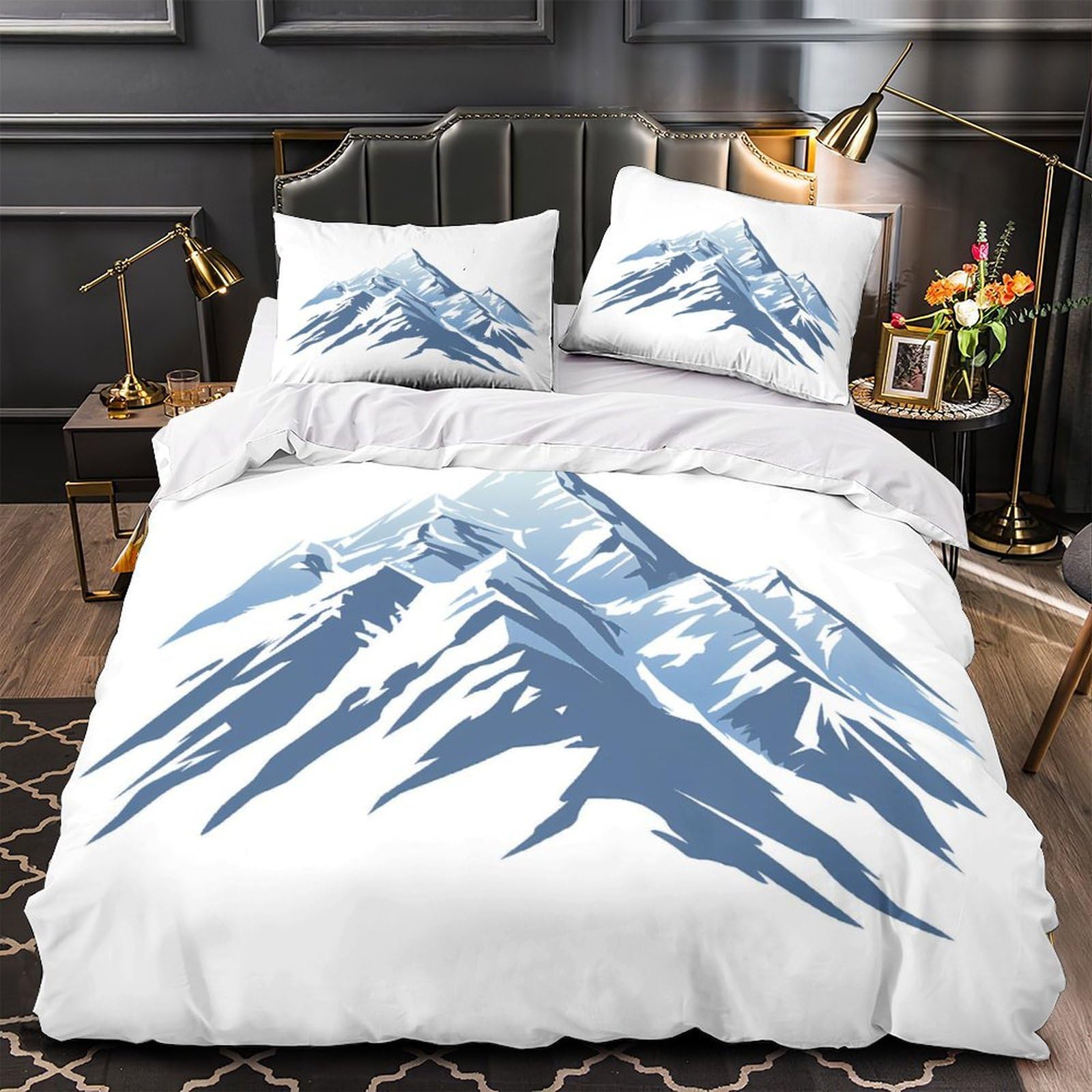 Housse de couette Husky hypoallergénique microfibre douce 3D