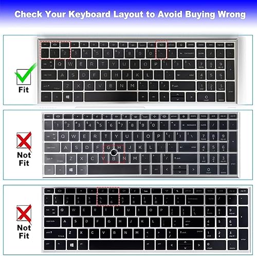 Miniatura 2 de Colorida cubierta de teclado para HP ProBook 450 G8 G9 G10ProBook 455 G8 G9 G10Probook 650 G8, HP ProBook 15.6 Laptop Keyboard Skin (no compatible