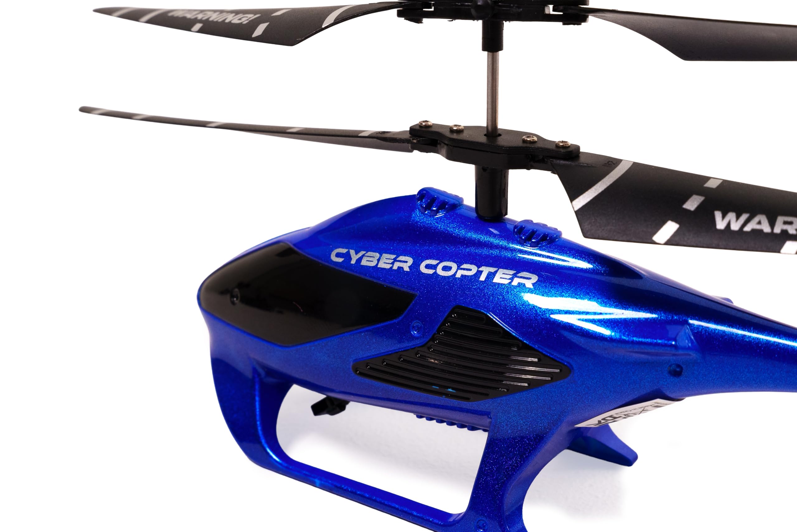 Carson Cyber Copter IR 2Ch RTF blu - Elicottero, per principianti, RC Heli, giocattolo telecomandato, telecomandato