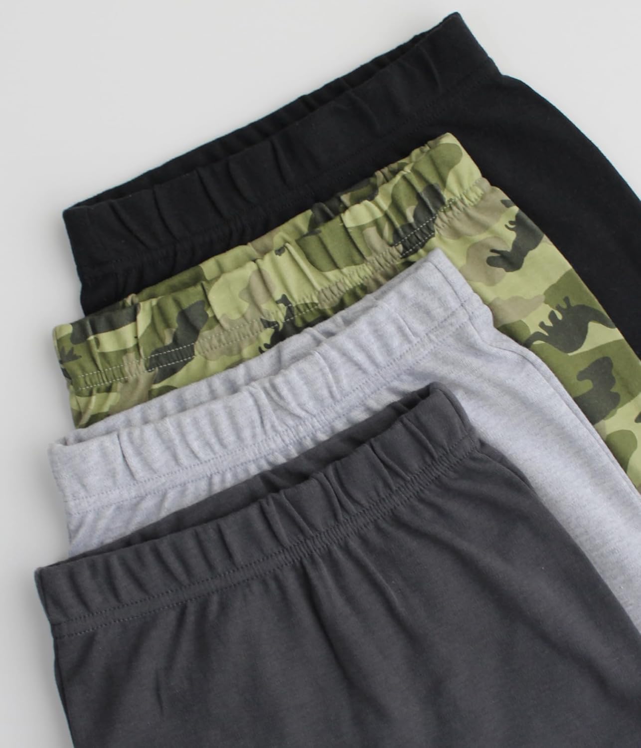 Baby Boys Cotton Pants, 4-Pack Sweatpants, 0-18 Months - Image 3