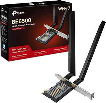 TP-Link Archer TBE400E BE6500 WiFi 7 WiFi Card PCIe WiFi Card