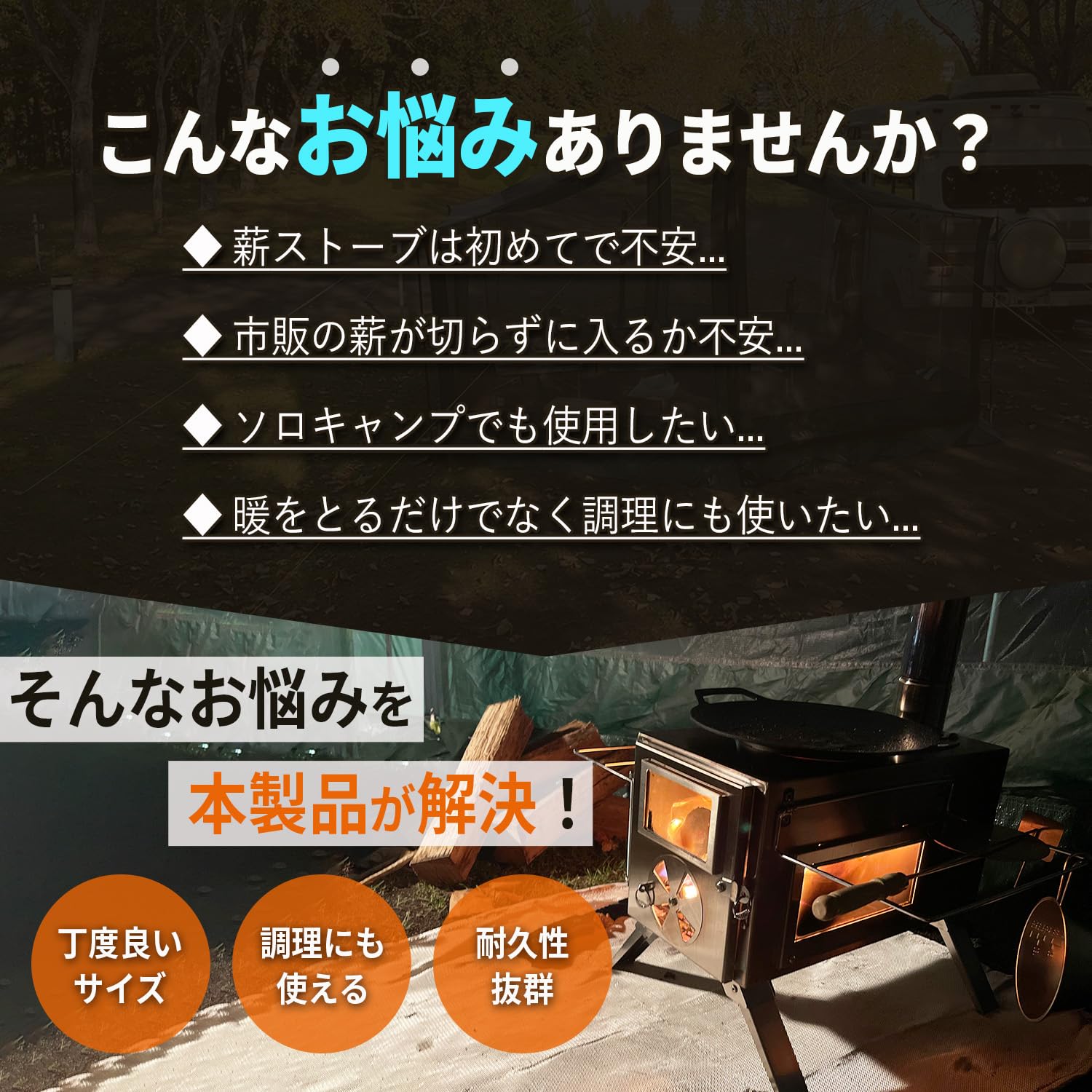 Amazon.co.jp: NORTHBASE 薪ストーブ 3面ガラス ステンレス 折りたたみ