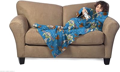 Disney Pixar Toy Story, Star Defenders Youth Comfy Throw Blanket with Sleeves, 48