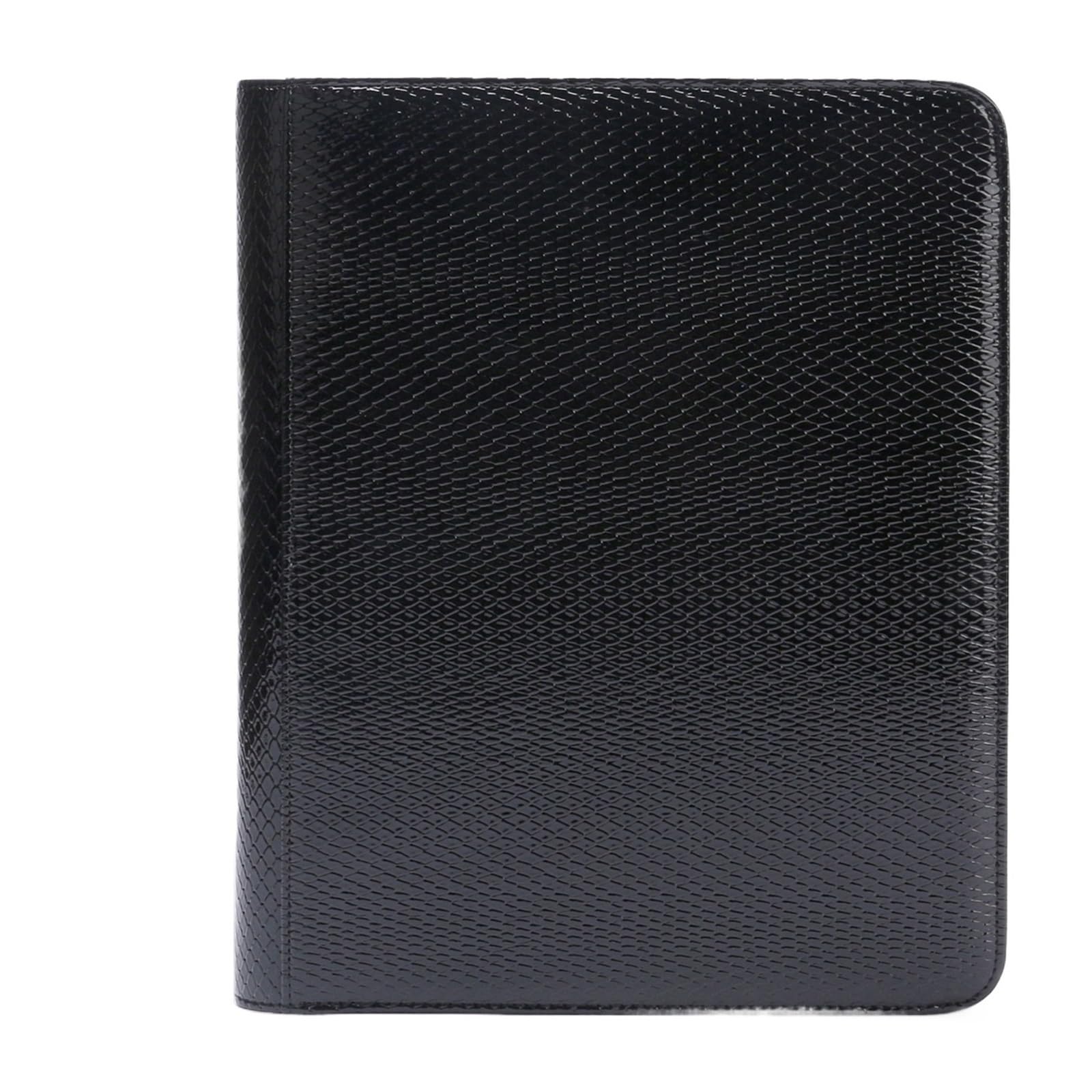 Glossy Leather Toploader Binder Trading Card Album For Toploaders for Football Sports Card