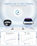 Charging Station for Apple Multiple Devices: 3 in 1 Foldable Magnetic Wireless Charger Stand for Mag-Safe iPhone - Travel Charging Dock for iPhone 17 16 15 14 13 12 Pro Max & Apple Watch & Airpods