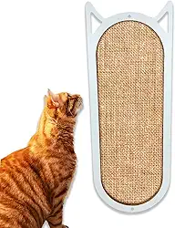 Arranhador Para Gato Parede Brinquedo Vertical Sisal Branco