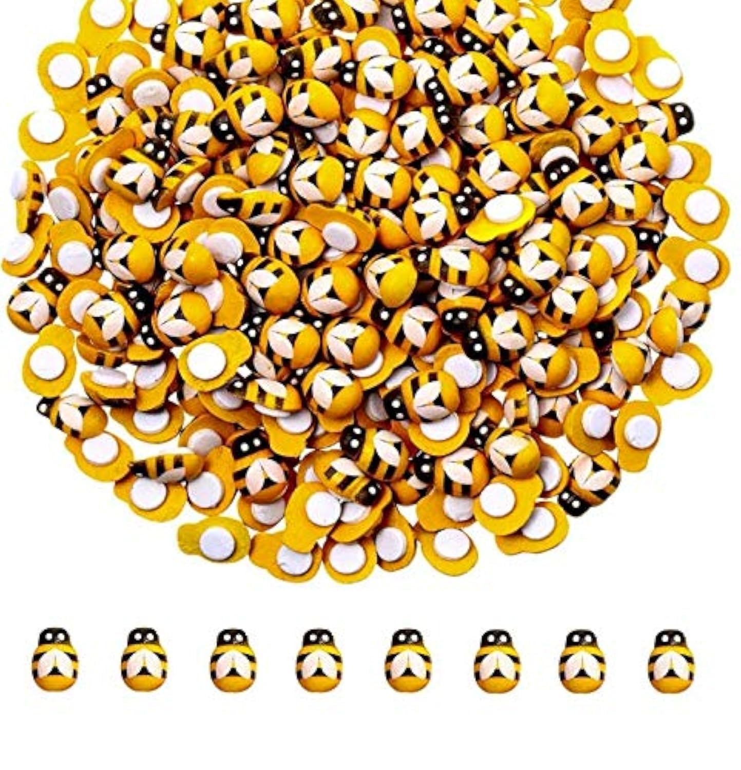 100 abejas de madera autoadhesivas para solucionar falta de volumen en scrapbook