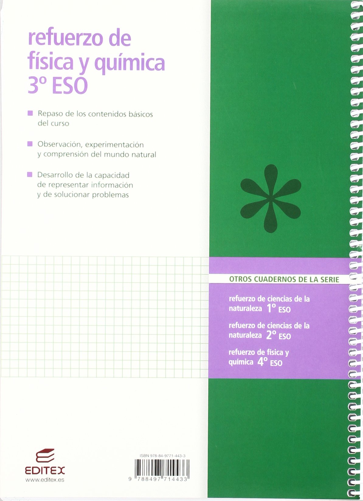 Refuerzo Física y Química 3º ESO (Cuadernos de Refuerzo) - 9788497714433