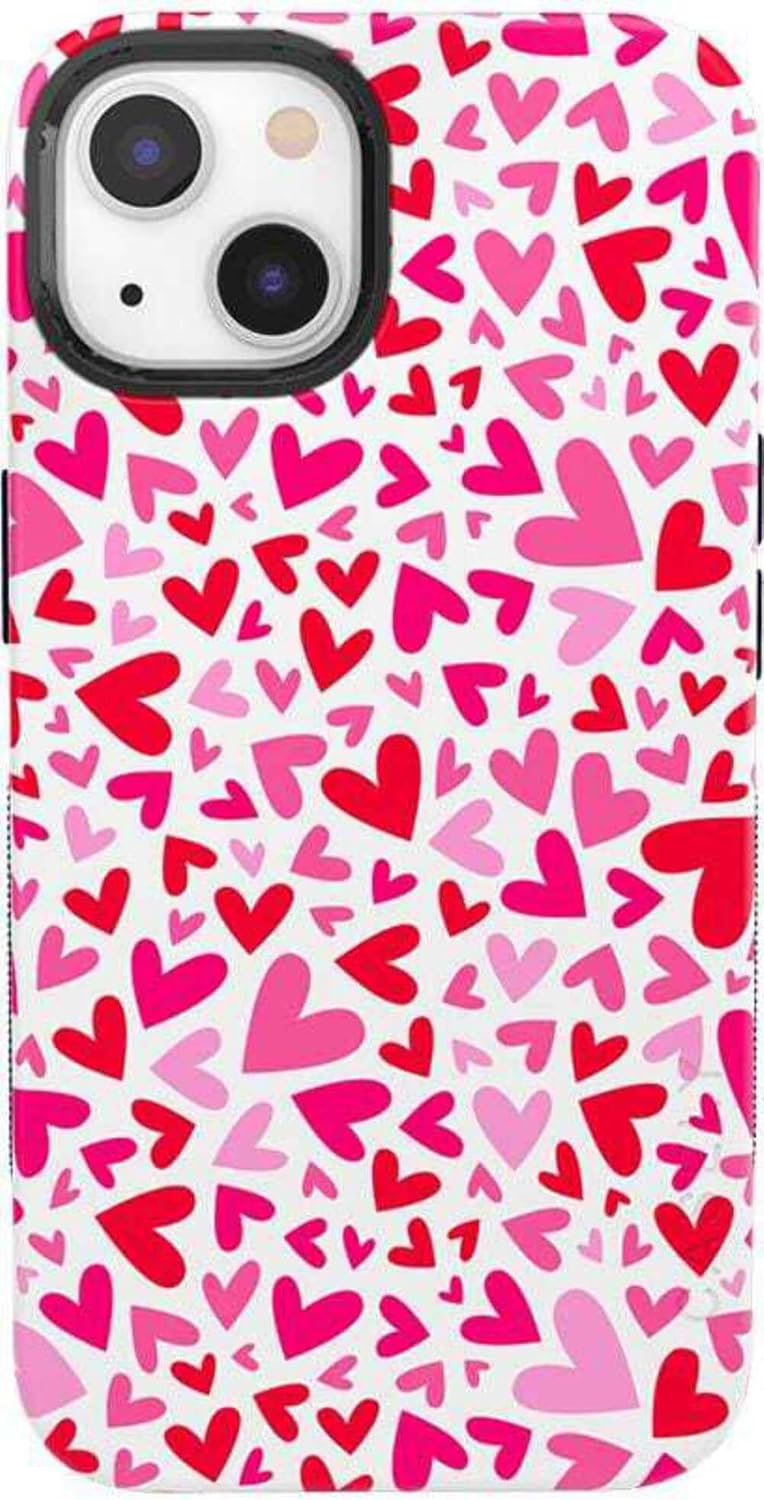 Casely iPhone 13 Case | XOXO | Candy Hearts | Bold Protective Design | Compatible with MagSafe