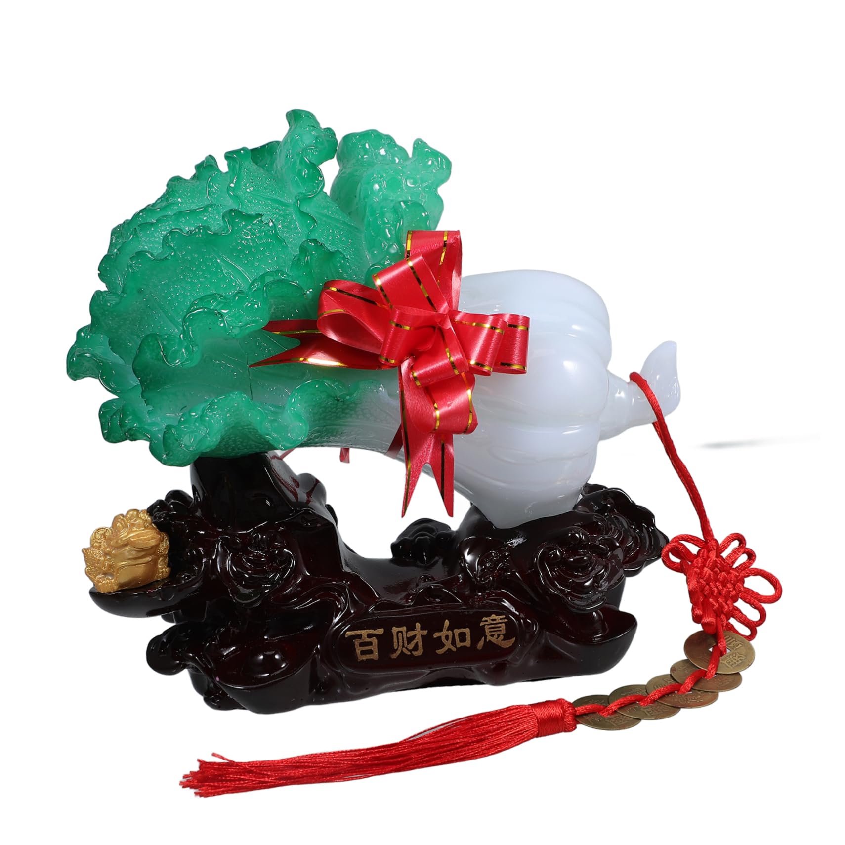 Chou chinois en résine pour une décoration de bureau et accessoire photo esthétique