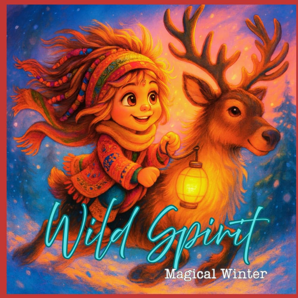 Wild Spirit - Magical winter: A Cozy Boho Coloring Book of Forest Magic, Friendship, and Light