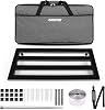 Ghost Fire Large Guitar Pedal Board Aluminum Alloy Super light Effect Pedalboard with Carry Bag,SPL-06 (24.4''x15.7'')