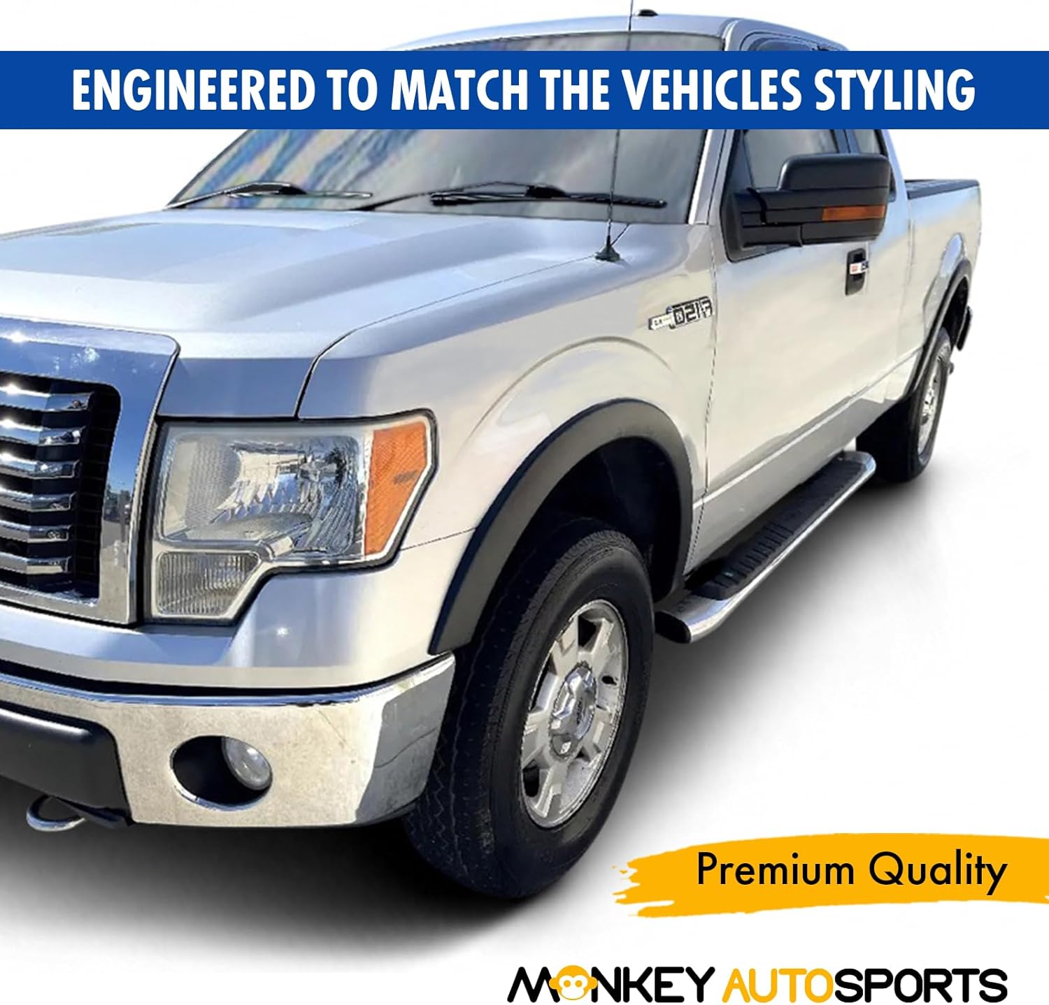 Ford F150 Factory/OE Design Fender Flares. Set of 4