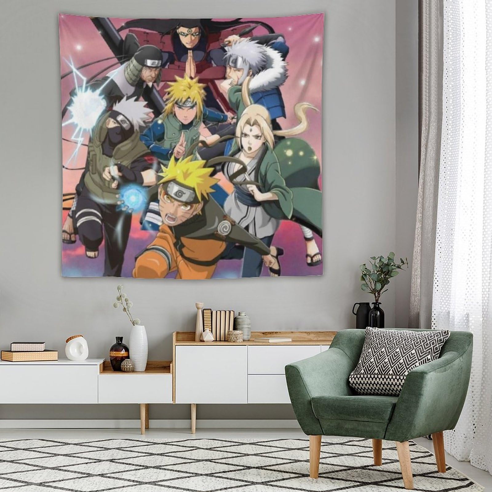 Amazon.co.jp: NARUTO -ナルト- 壁掛け タペストリー 壁装飾 ホーム