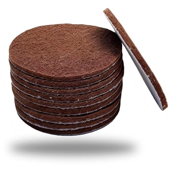 10 Pack 5" 120 Grit Non-Scratch Polishing Pad Hook & Loop Discs, Non-Abrasive Finishing Pads, Buff & Polish Finished Surfaces, Wood Oil & Wax Application, 5 Inch Orbital Sander Polishing Pad
