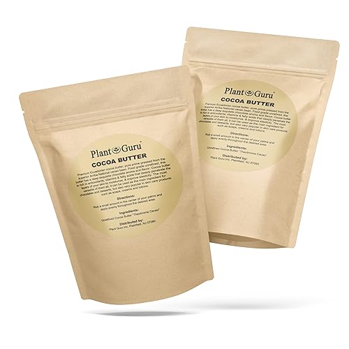 Miniatura 3 de Manteca de cacao cruda, barra de 8 onzas, 100% pura y natural sin refinar de grado alimenticio Arriba Nacional, aroma de chocolate rico a granel