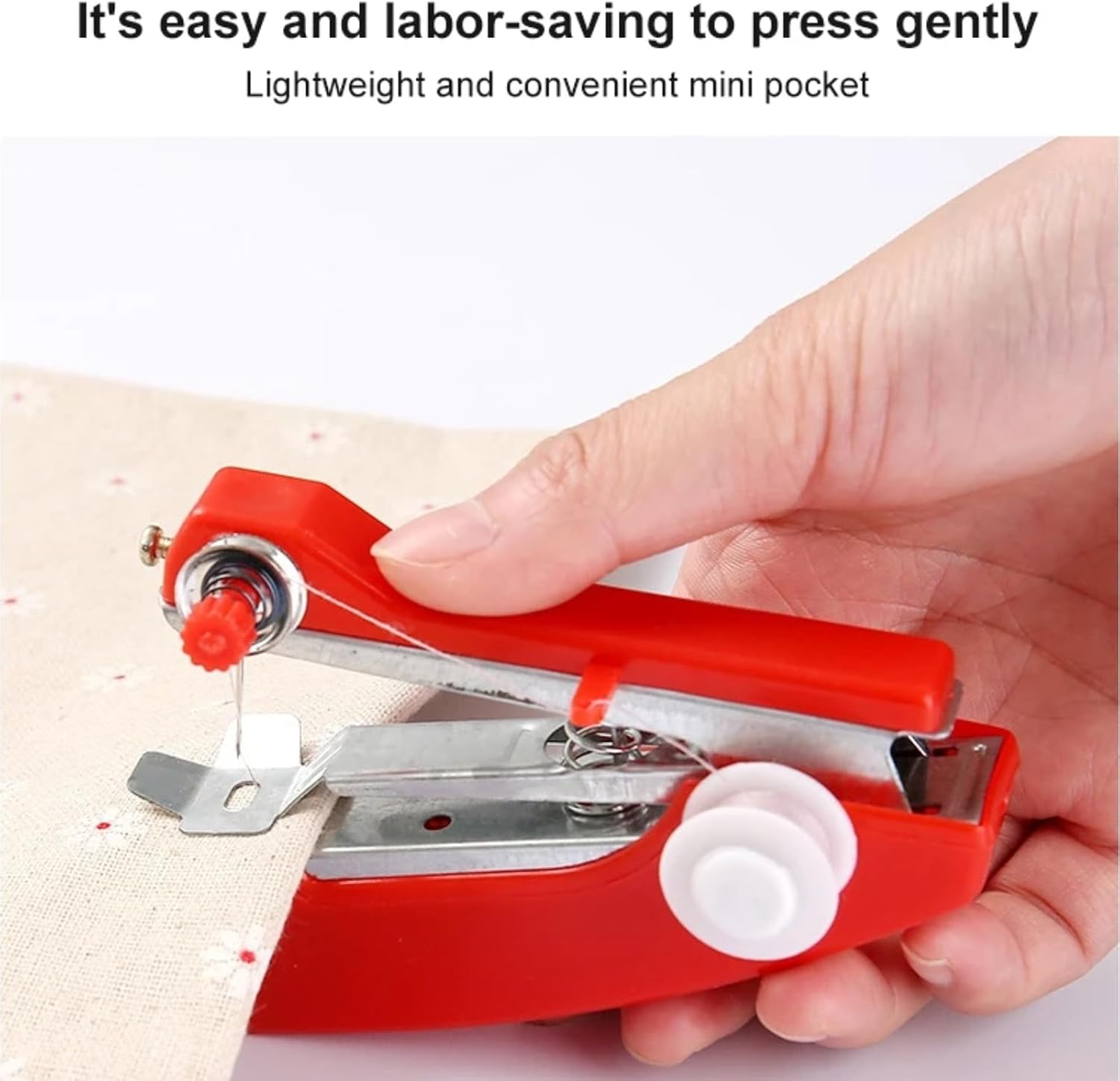 Mini Manual Portable Pocket-sized Small Sewing Machine Portable Stitch Sewing Machine for Home Travel Use