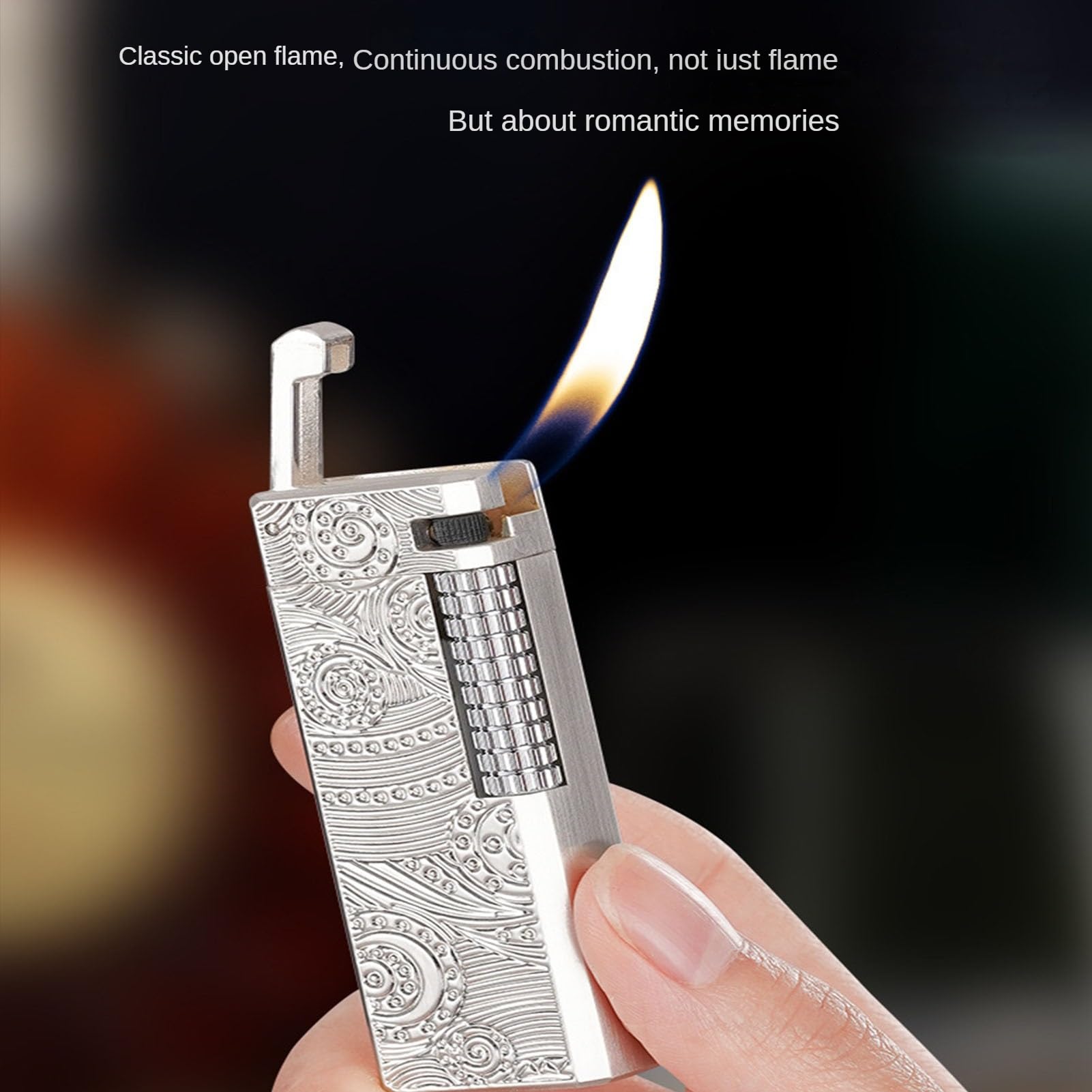 Amazon.co.jp: ライター、男性用ライター、古いライター、斜め火炎