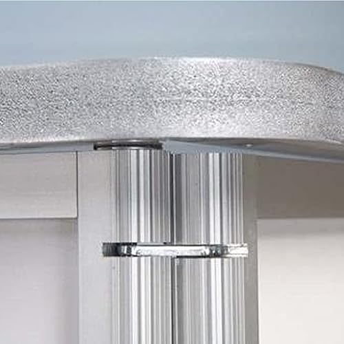 Miniatura 5 de M&T Displays Mesa de podio portátil para ferias comerciales, mostrador convexo, soporte de discurso sin impresión, emergente para exposición,