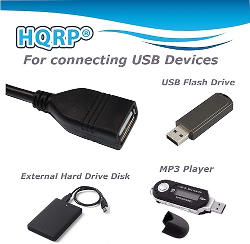 Miniatura 5 de HQRP Adaptador de cable MDI MMIUSB compatible con Volkswagen Sharan, Touran, Tiguan, Touareg, Audio MP3 Music Interface Adapter