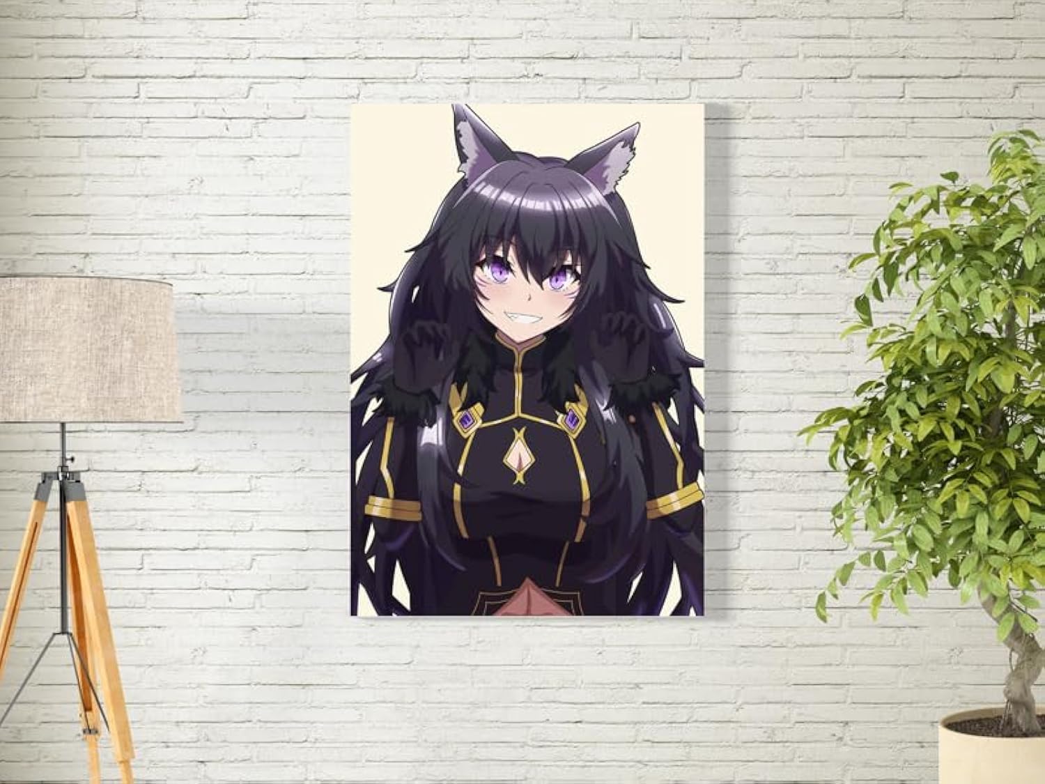 BPA® Anime Shadow Wall Art For Decoration Easy To Hang, 100X75Cm, 1Pcs