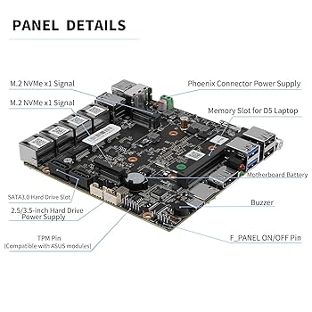 Amazon.com: Mrroute Alder Lake-N i3-N305 8C/8T Fanless Mini