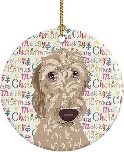 Miniatura 15 de Caroline's Treasures Adorno navideño de husky siberiano en blanco y negro #2 de cerámica para árbol de Navidad, decoración colgante para el hogar,