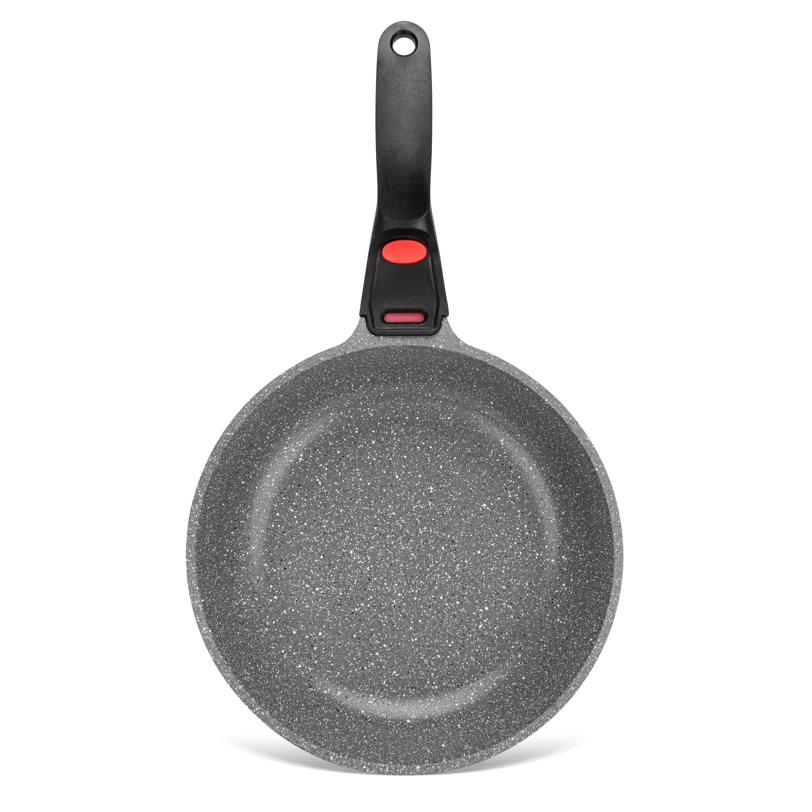 FISSMAN La Granite Series Frying Pan Aluminum TOUCHSTONE Nonstick Coating with Detachable Handle, Omelets Pan, Great For Fish, Meat, Sauté Vegetables 9inch