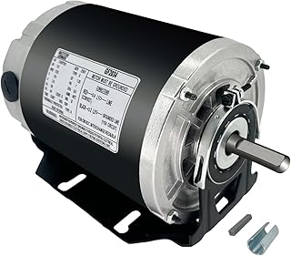 GF2034 1/3HP Blower Motor Replacement (115V, 1725 RPM) - Universal Fit