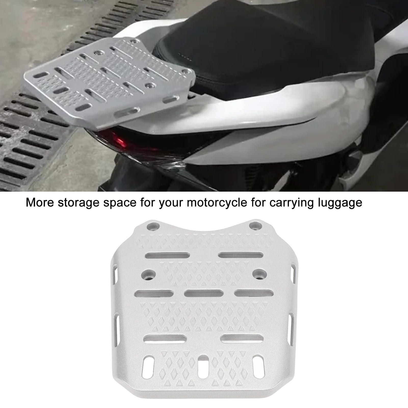 Aramox Tylny Bagażnik ze Stopu Aluminium, Bagażnik Cargo do 125 150 160