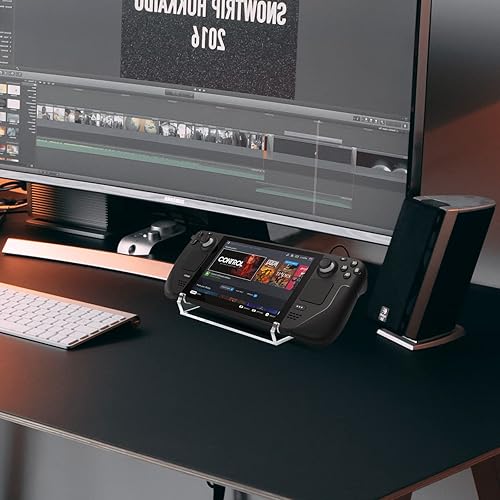 Vista 8 de CaSZLUTION Base de soporte para Steam DeckROG Ally, soporte de acrílico compatible con Nintendo SwitchSwitch LiteSwitch OLED consola