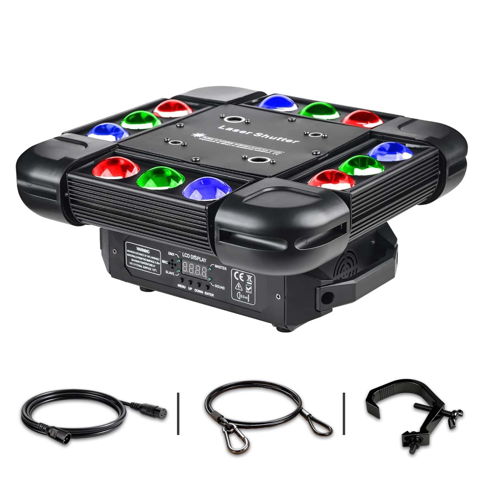 Amazon.com: Moving Head Laser Light,DJ Laser Lights 12LEDs 150W
