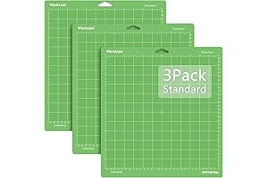 Cricut Standard Grip Mat 12x12 3 Pack: Superior Adhesive for Intricate Cuts