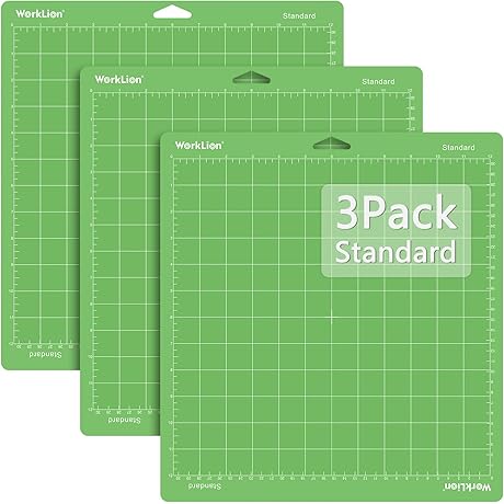 Cricut Standard Grip Mat 12x12 3 Pack: Superior Adhesive for Intricate Cuts