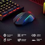 Redragon S142 Clavier de jeu sans fil & La souris Combo, 98 Clé RGB Clavier et 4800 DPI Ensemble de souris de jeu sans fil 2.4Ghz, dongle partagée