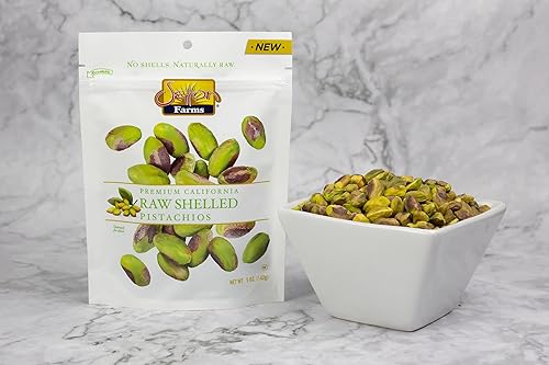 Miniatura 4 de Setton Farms Naturally Raw Shelled Pistachios - Bolsa de valor de 20 onzas, sin pistachos de cáscara, proyecto verificado sin OMG, certificado sin