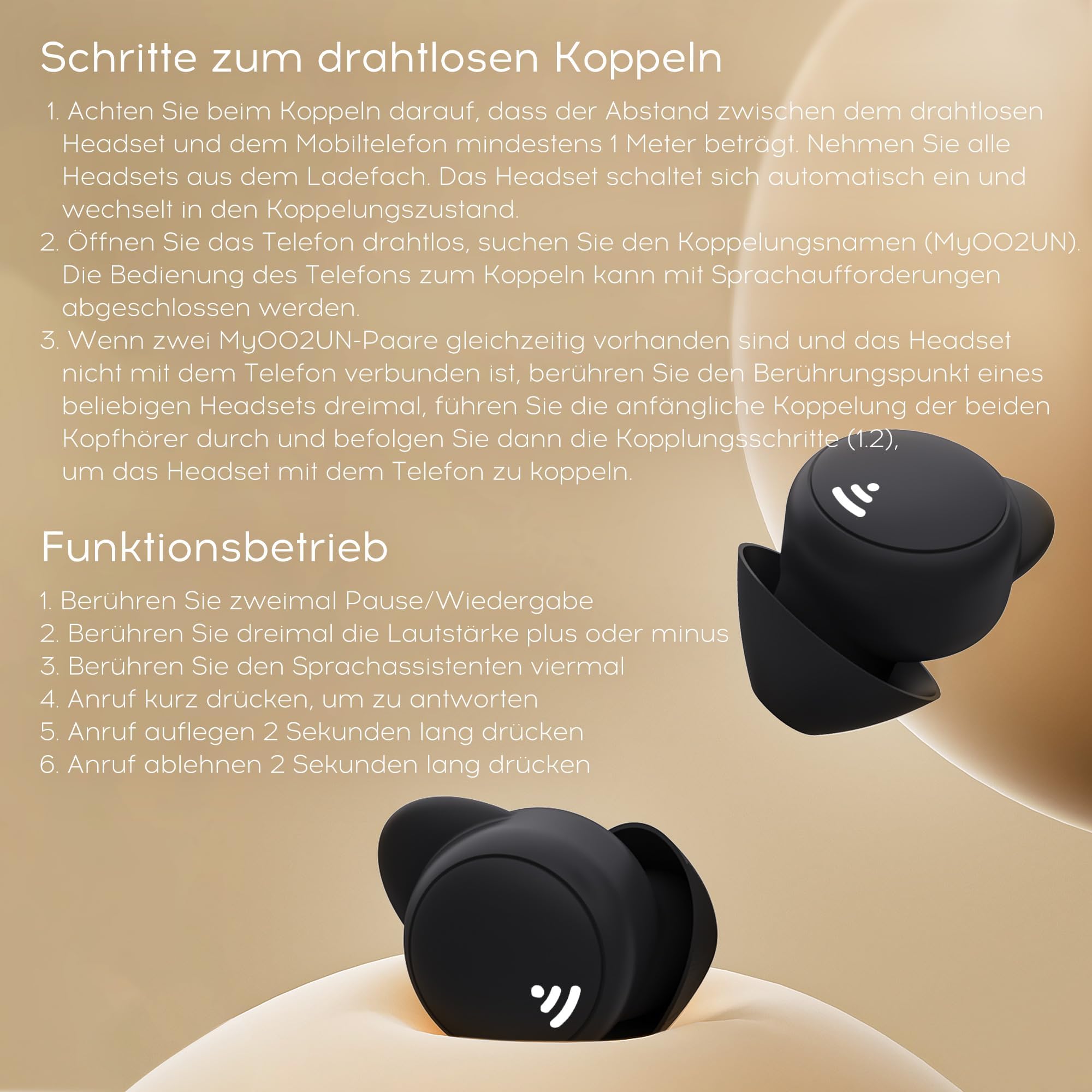 Auriculares para Dormir, Mini Auriculares para Dormir, inalámbricos Bluetooth 5.3, Silicona líquida, para Dormir de Lado, indicador de Potencia para Entrenar, Trabajar, Viajar (Negro)