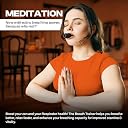 MAHNTMART Lung Breathing Trainer Exercise Device-Compact Pure Silicone Lung Exerciser Device, Respiratory Muscle Trainer, Lung Expander, Breathing Enhancer, Ideal & Adjustable For All, Easy To Clean gallery image