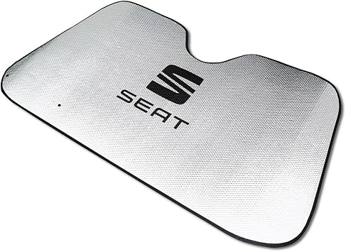Seat 000064363A Sun Visor Front Screen 130 x 70 cm Sun Protection Heat Protection Cover, Silver