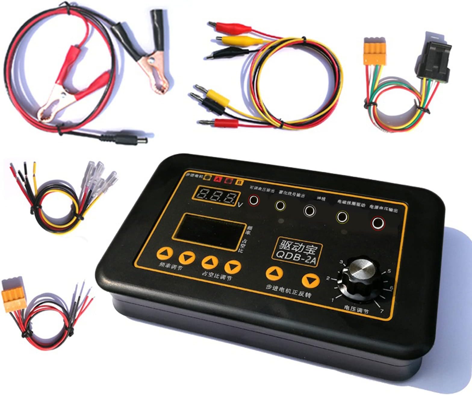 Eacam Automobile Ignition Coil Test Injector Solenoid Valve Idling Stepper Motor Instrument Tester