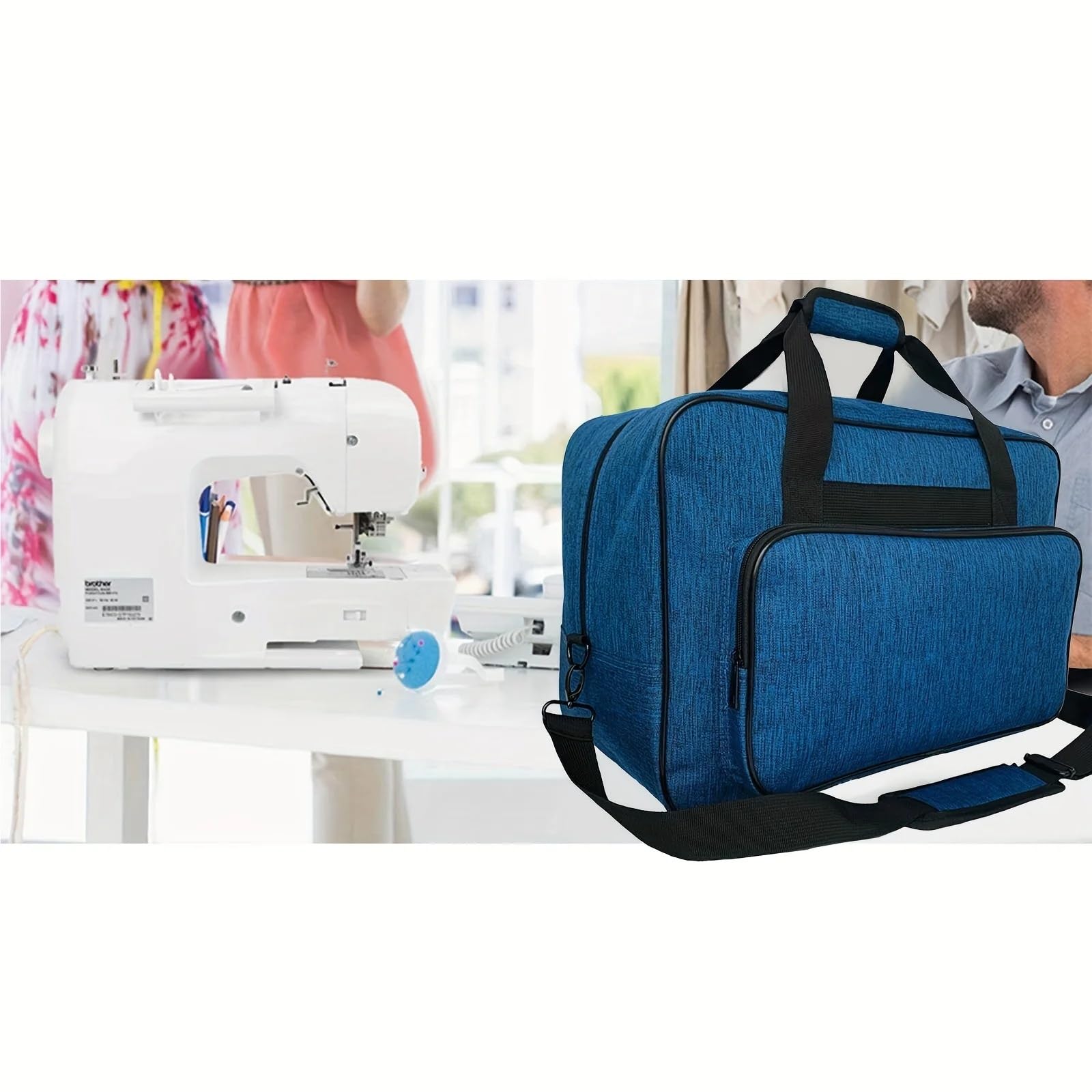 Estuche de transporte for máquina coser, bolsa viaje, mano universal