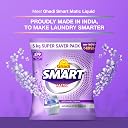 Ghadi Smart Matic | Advanced Top & Front Load Detergent Powder | Lavender Fragrance | Tough on Stains | Gentle on Fabrics | 5 kg Super Saver Pack gallery image