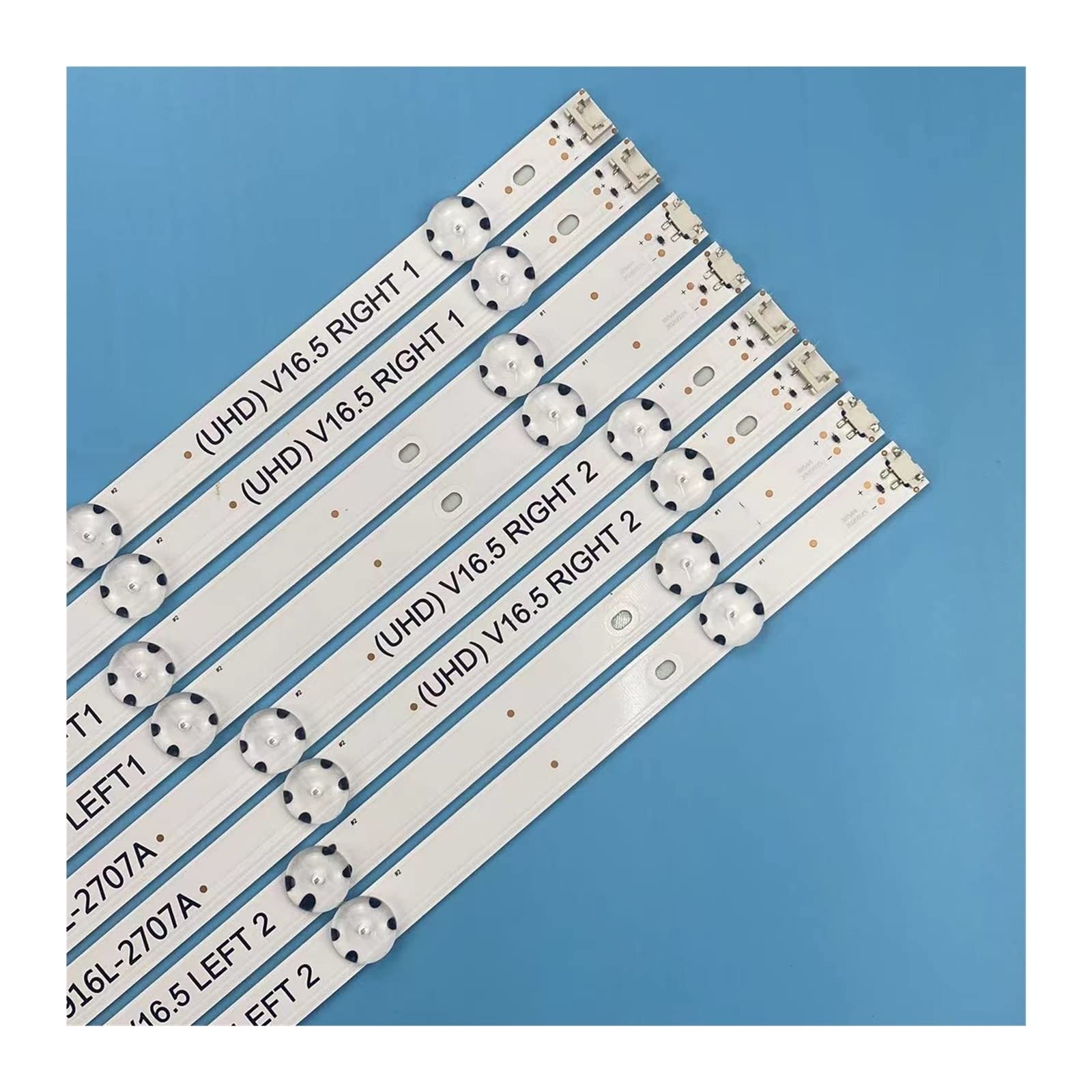 8 Stück LED-Hintergrundbeleuchtungsstreifen Passend For LG 49LH570V 49LH5100 49LJ510M 49UH610V 49LH570 49LH590V 49UH603V 49UH620V 49LW340C 49LW340H LED-Hintergrundbeleuchtungsstreifen