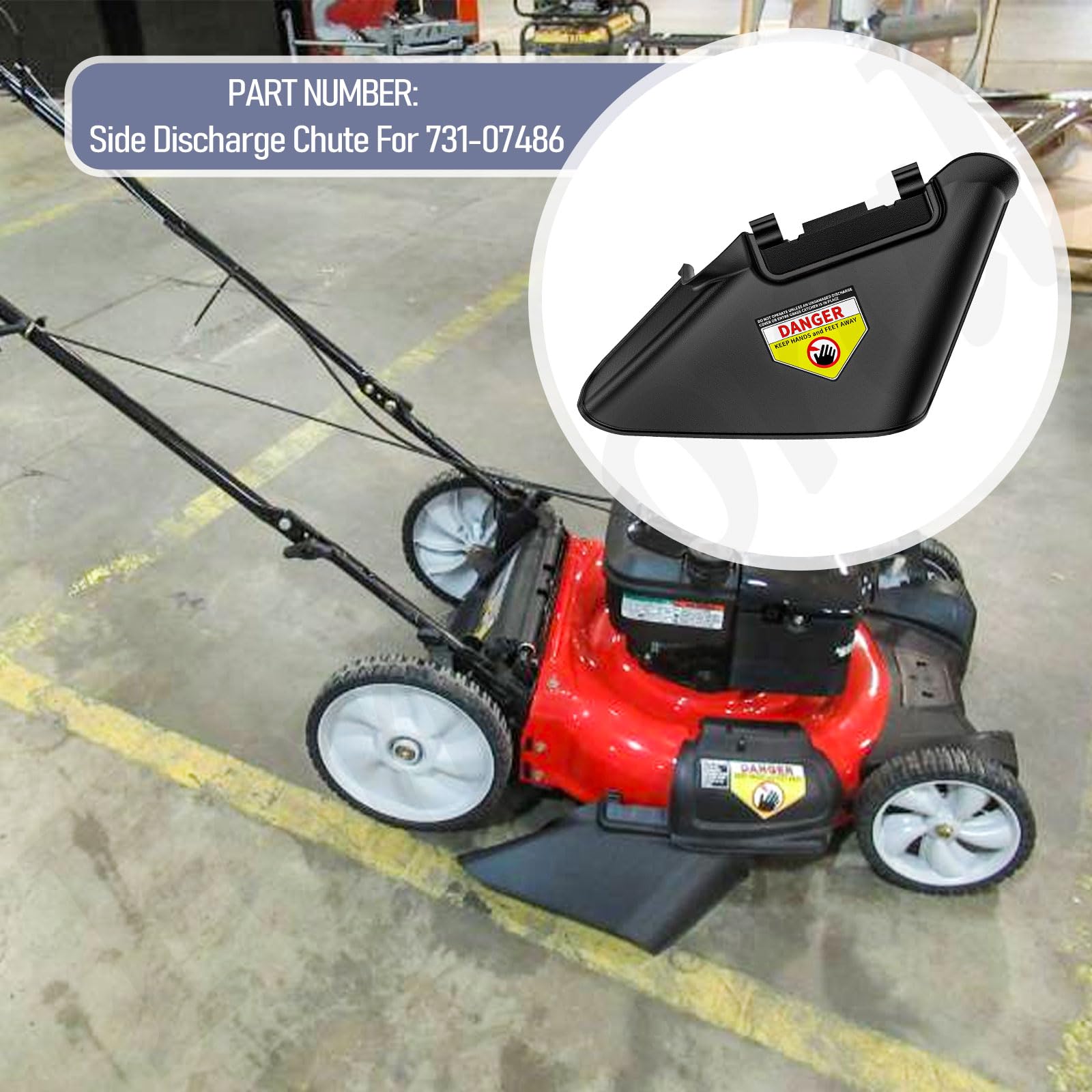 boistoreさま 専用 Amazon.co.jp: Fennoral 731-07486 MTD 21インチデッキシュート芝刈り
