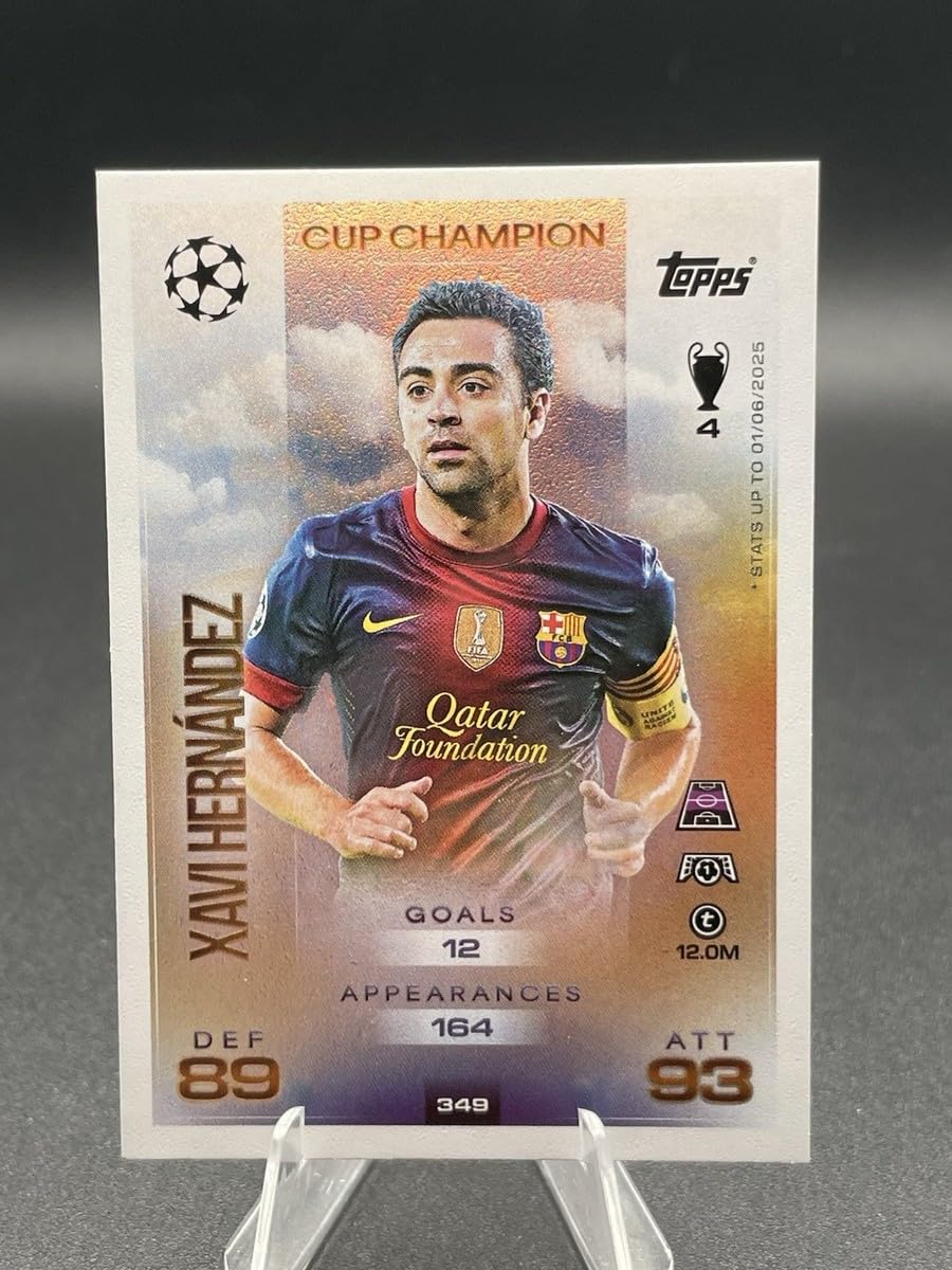 Xavi Cup Champion Match Attax 25-26 Trading Card : Amazon.in: Toys